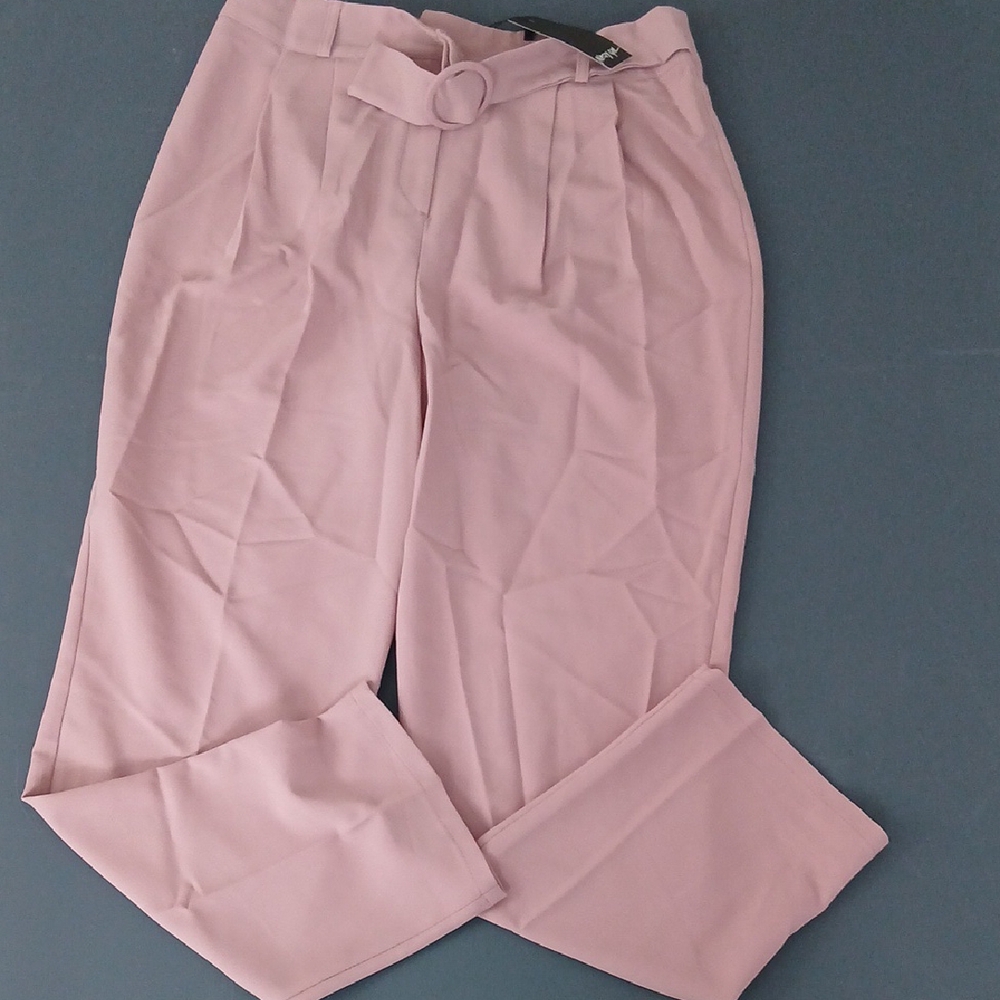 Nasty Gal Pink Straight Leg Pants